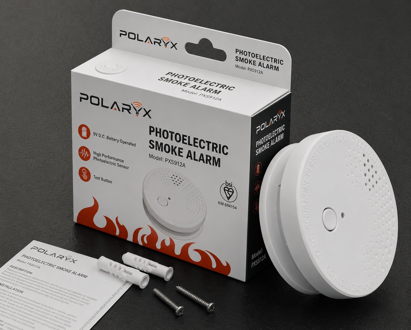 Polaryx PXS912A Smoke Alarm